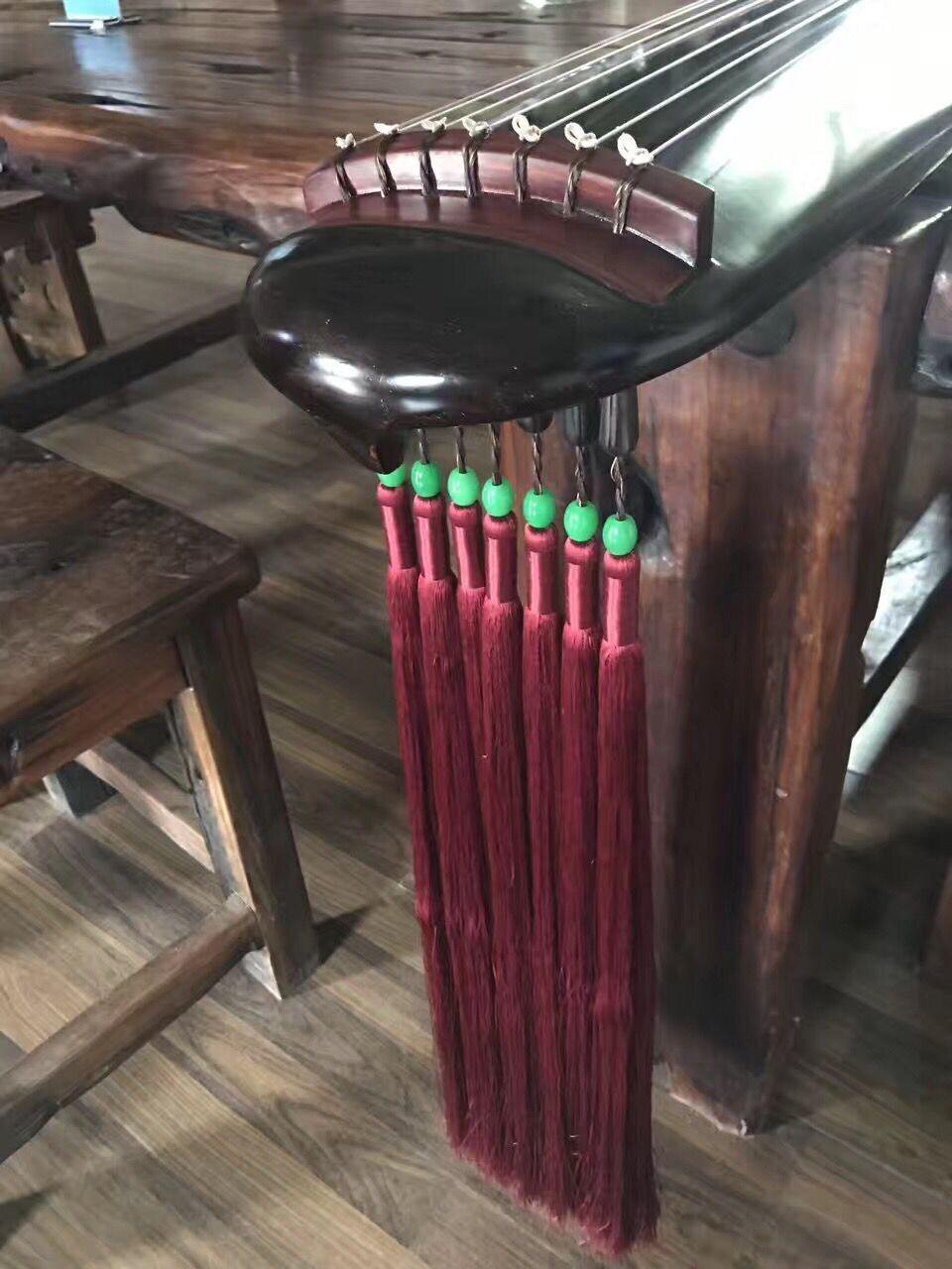 穗子手工古风配件穗琴加长渐变流苏装饰吊装古琴