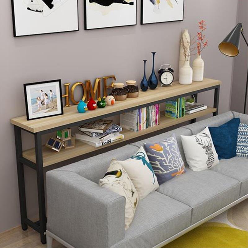 墙边柜d子储物柜窄柜子长条靠墙超薄落地厨房置物架塑料床头柜卫