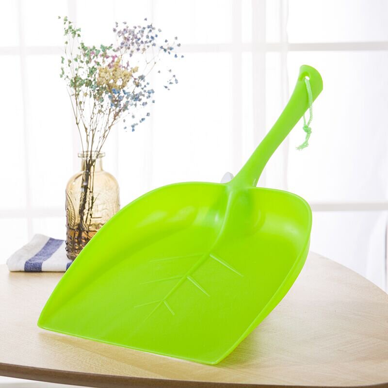 树叶簸箕单个家用手提式畚箕塑料带柄小撮手持簸箕