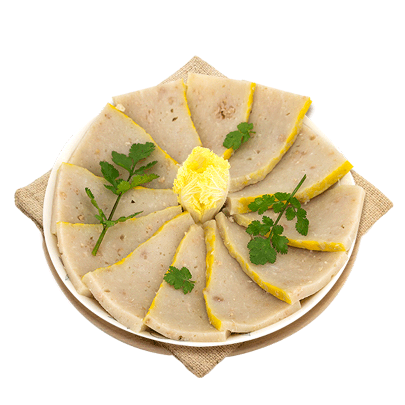 肉糕麻城新鲜湖北特产正宗白果手工现做鱼糕鱼糕