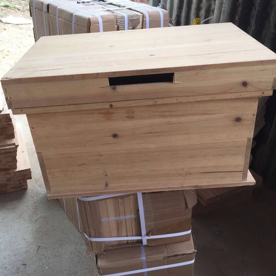 蜂箱木板蜂箱中蜂m七框箱育王箱烘干杉木板小型箱养蜂工具