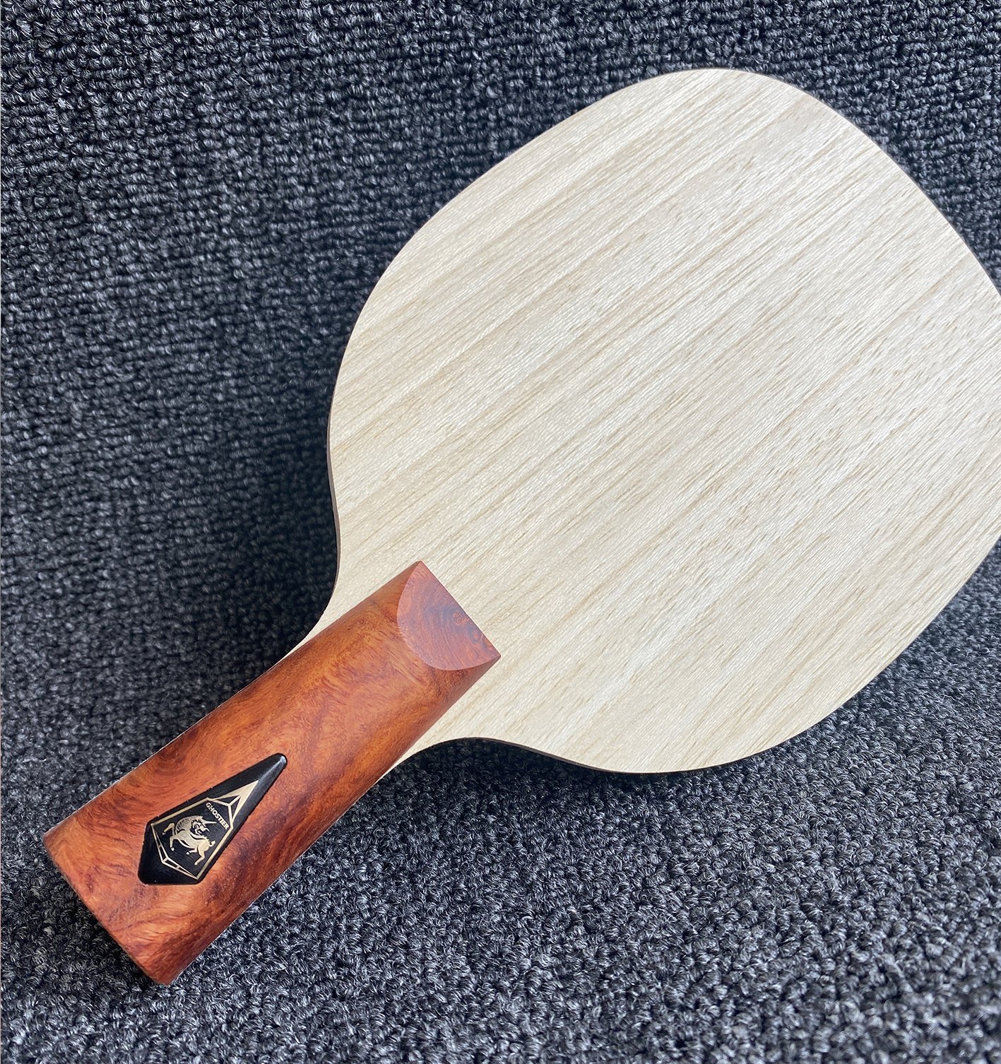 纪元星球网红特制乒乓球拍底板单桧木方拍正长胶日实木乒乓底板