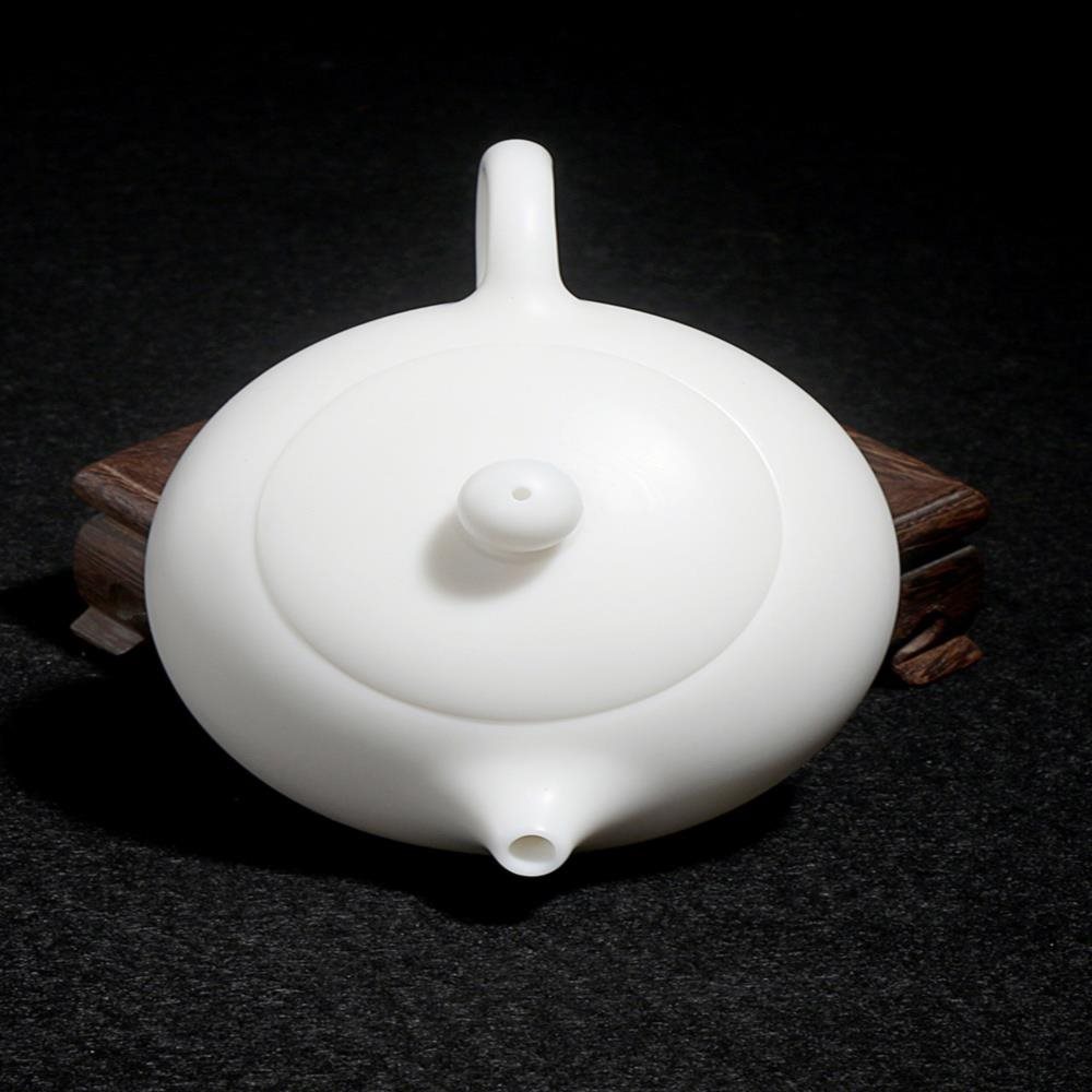瓷中三昧德化白瓷手工西施羊脂陶瓷素烧功夫功夫茶茶壶