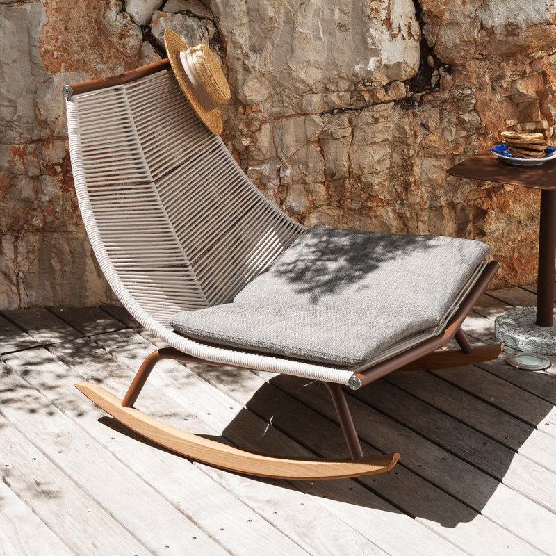 摇椅户外庭院靠背懒人躺椅室外单人阳台家用摇椅