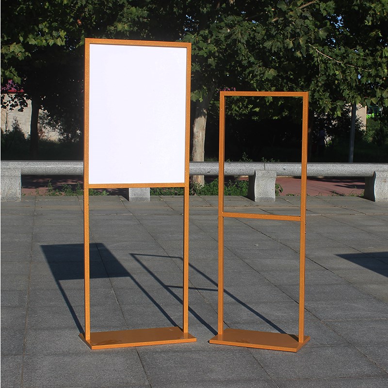 双杆立牌立式落地式告牌室内室外展架展示广告广告牌