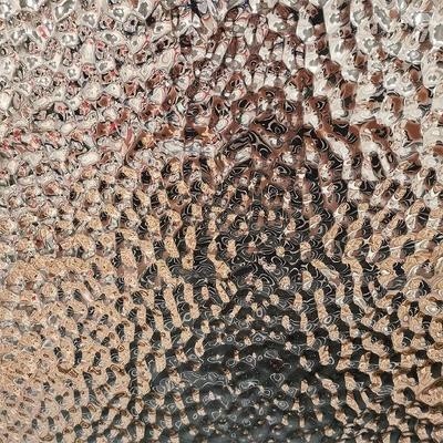 志属吊顶天花板黑钛金水波纹板水纹单面工业门面亮面z大堂凹凸