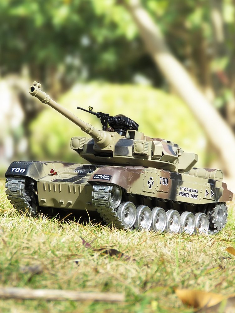 t90超大模型玩具车水弹发射开炮金属坦克遥控坦克