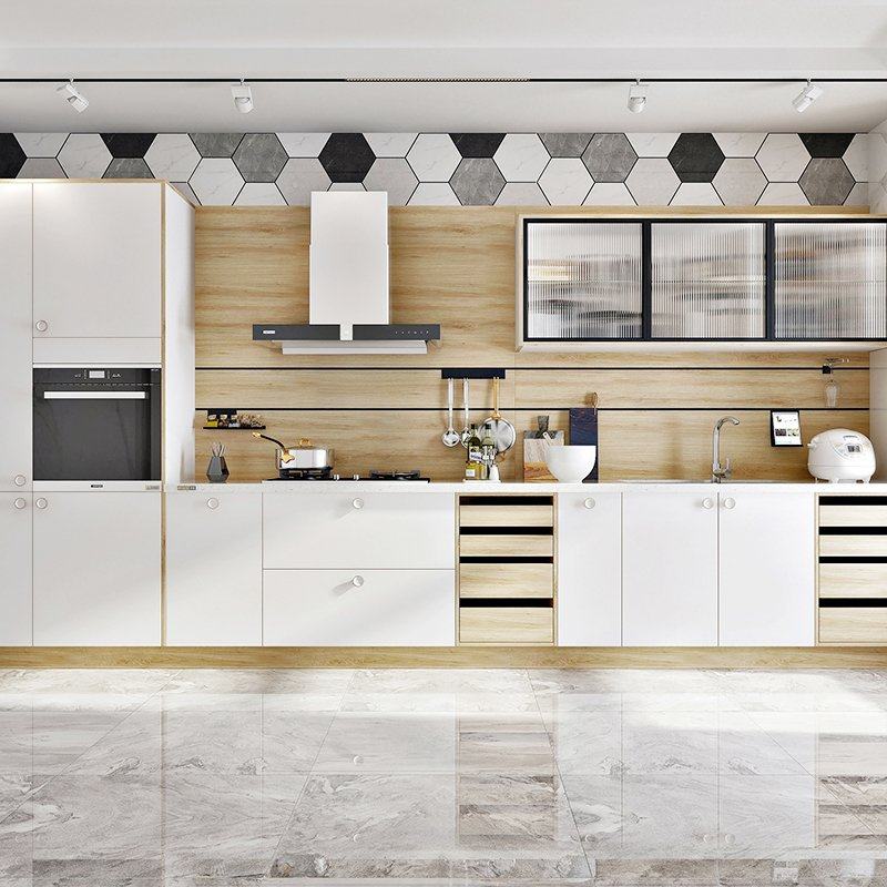 欧派橱柜整体橱柜定做简欧橱柜定制厨房储物收纳艾里斯预付金促