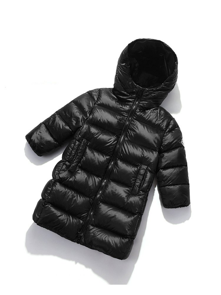 反季清仓儿童羽绒服正品品牌男童冬季装女童中长款中小童轻薄外套