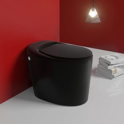 德国杜拉斯汀脉冲电动马桶黑色一体式坐便器虹吸家用普通坐便器