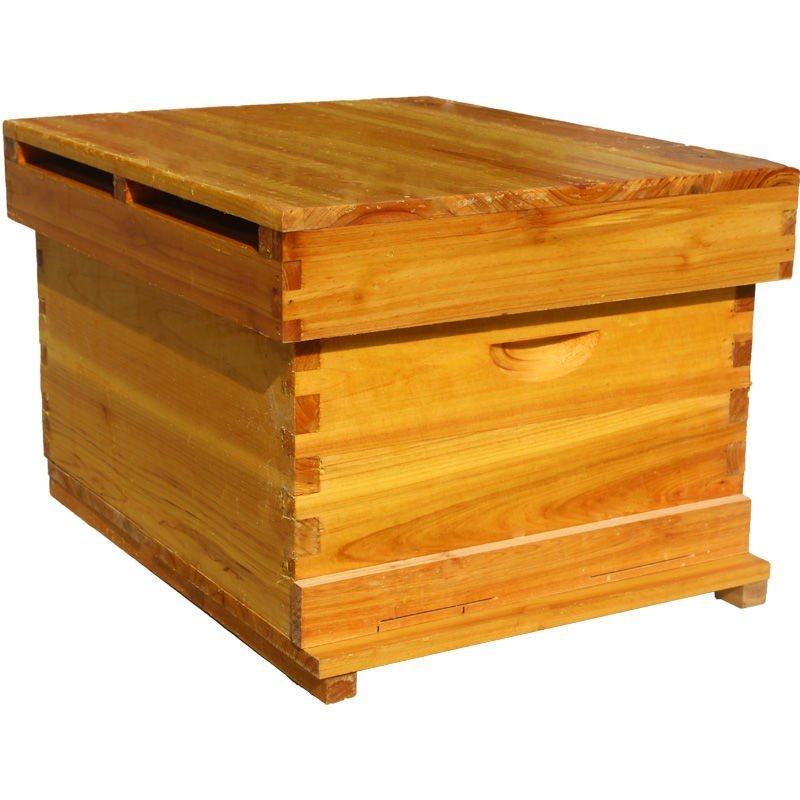 中蜂x蜂箱蜜蜂蜂箱煮蜡平箱中蜂蜂箱全套养蜂工具土蜂箱快递