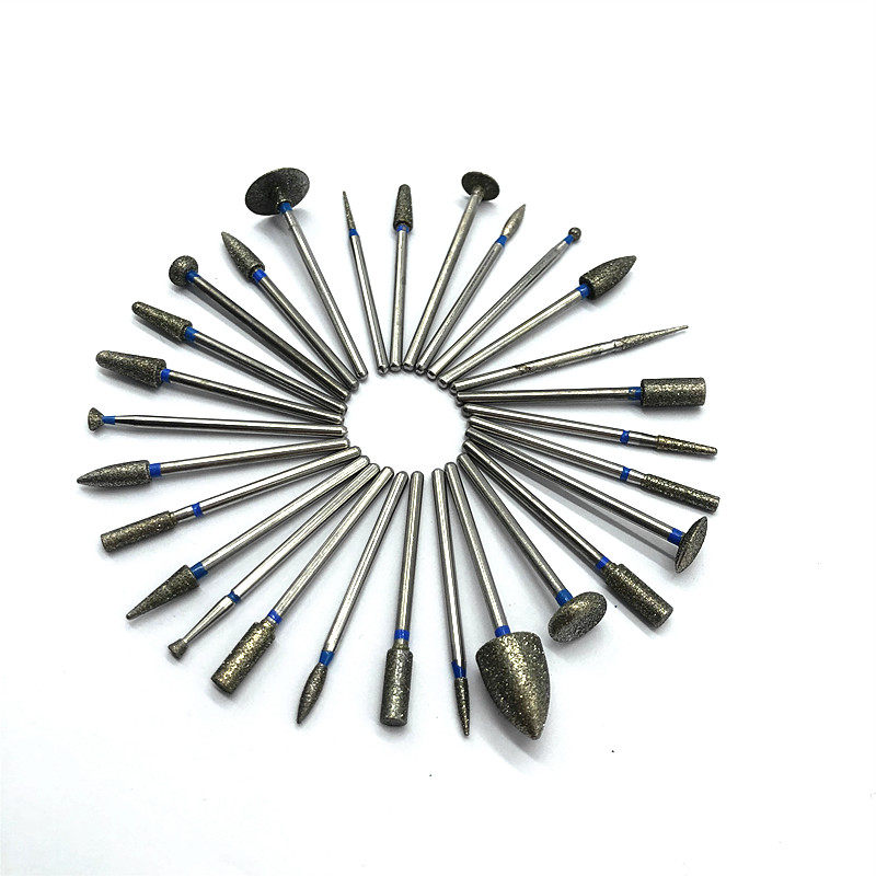 磨头金刚砂打磨机低速直机气动风磨笔用小砂轮电磨医疗器械配件