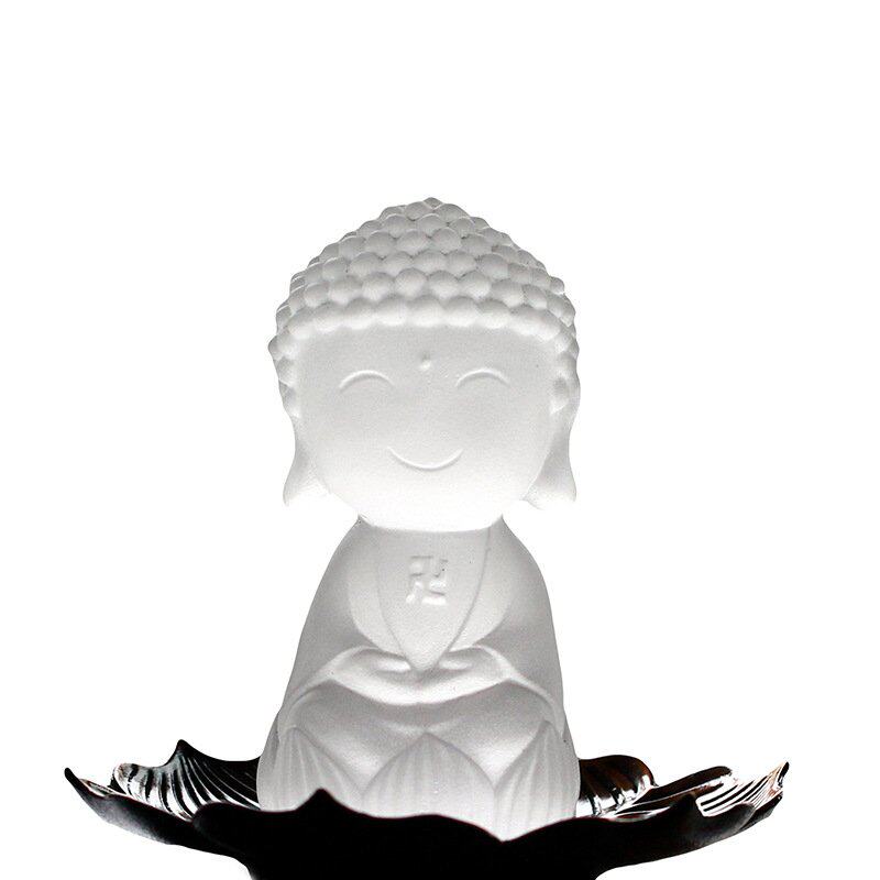 抖音新款古法琉璃茶宠悟道小佛手工高档桌面摆件