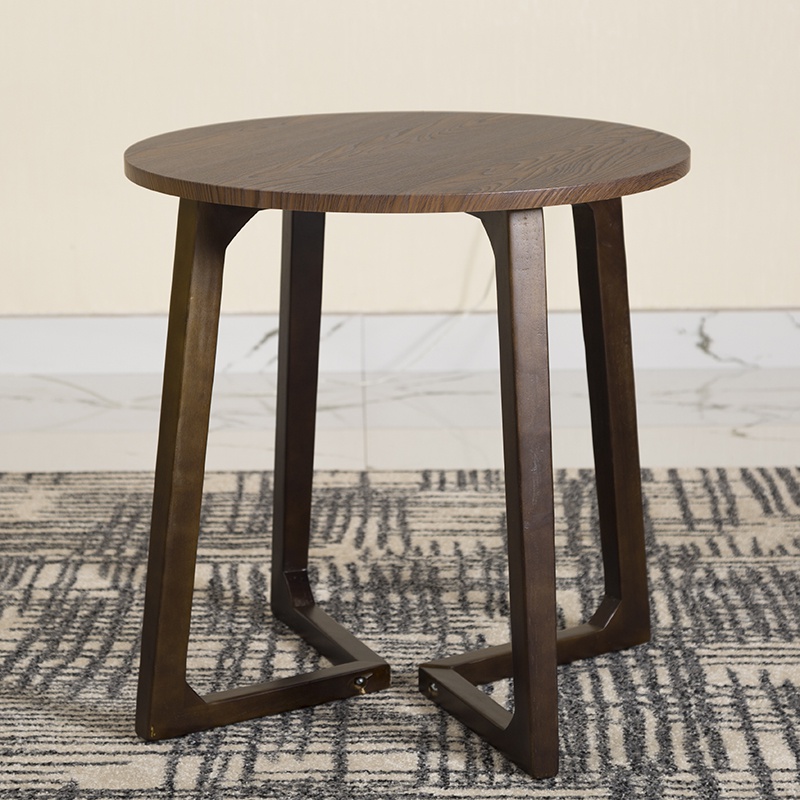 北欧简约创意造型家用套装圆木沙发实木组合茶几