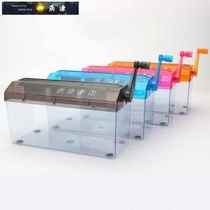 Manual Shredder a4 Mini Home Shake Shredder Small Office Use Shredder Tabletop Strip Shredder