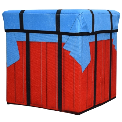 吃鸡游戏空投收纳礼盒盒子零食补给大号空头动漫毛绒