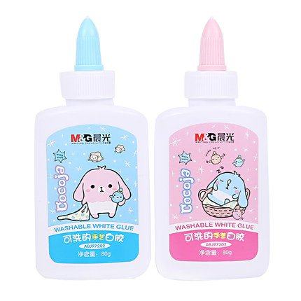 手工白乳胶乳胶胶水瓶装学生80g液体水洗diy胶水