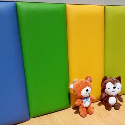 早教舞蹈武术软包柱子拳道幼儿园防撞墙面儿童背景墙软包