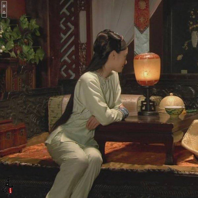 清朝古装侍寝睡衣甄嬛传同款妃子秋冬仿真真丝民族服装