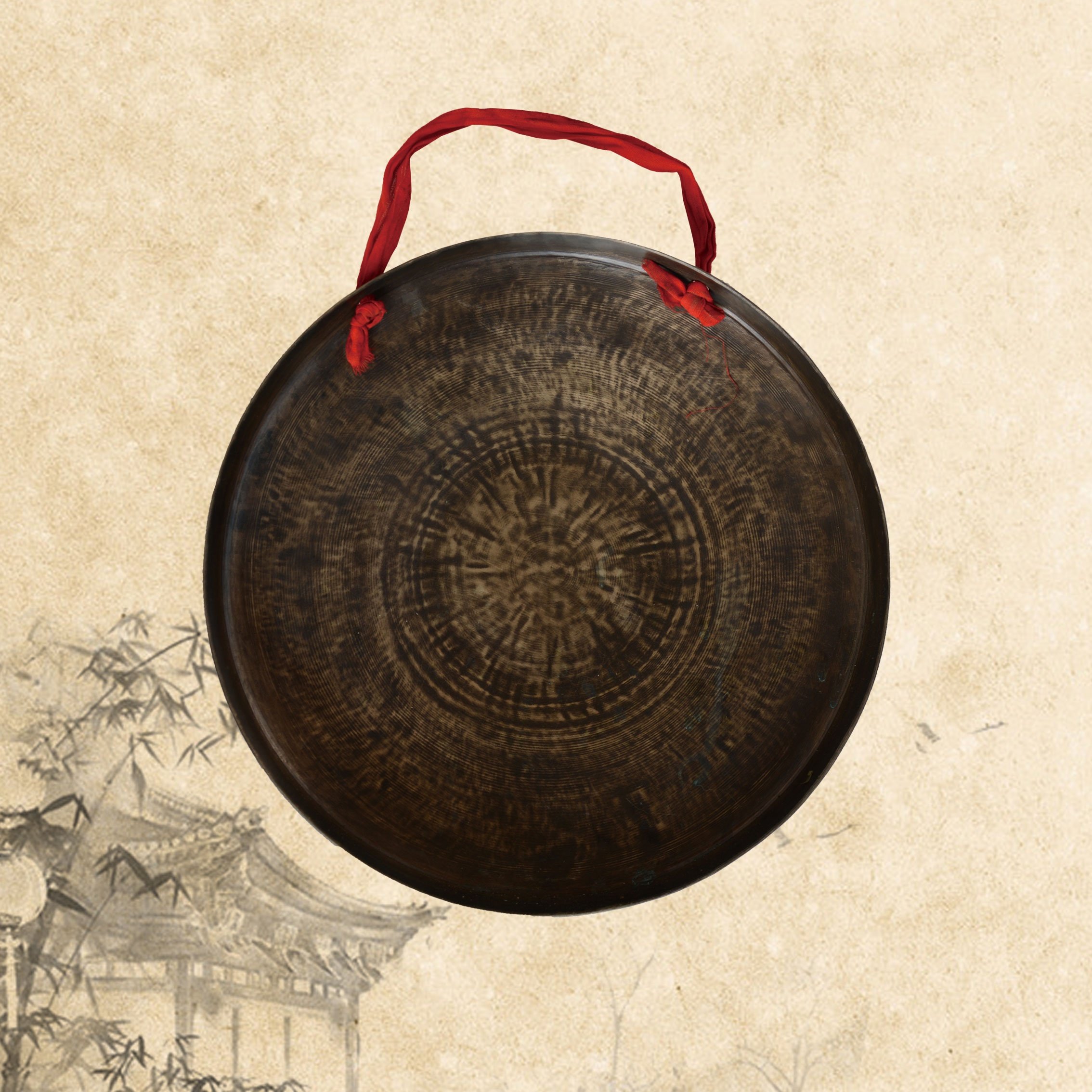 大苏精品青铜铜锣乐器大手28公分小苏戏剧专用苏锣