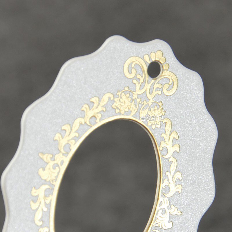 吊牌女装婚纱裙子通用烫金高档现货服装标签吊牌