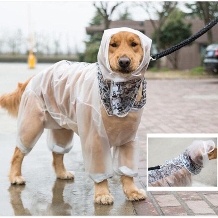 宠物宠物狗狗狗雨衣金毛苏牧全包德牧巨贵大狗狗宠物服装