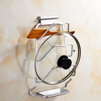 太空铝锅盖架厨房卫浴置物架五金挂件挂架升级锅盖架