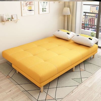 懒人沙发折叠式一米豪华出租屋卡座小型靠垫换鞋沙发床
