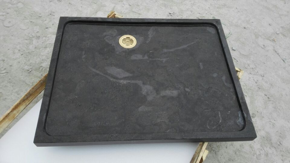 定制淋浴房大理石整体底座浴室天然石头盆浴防水淋浴房配件