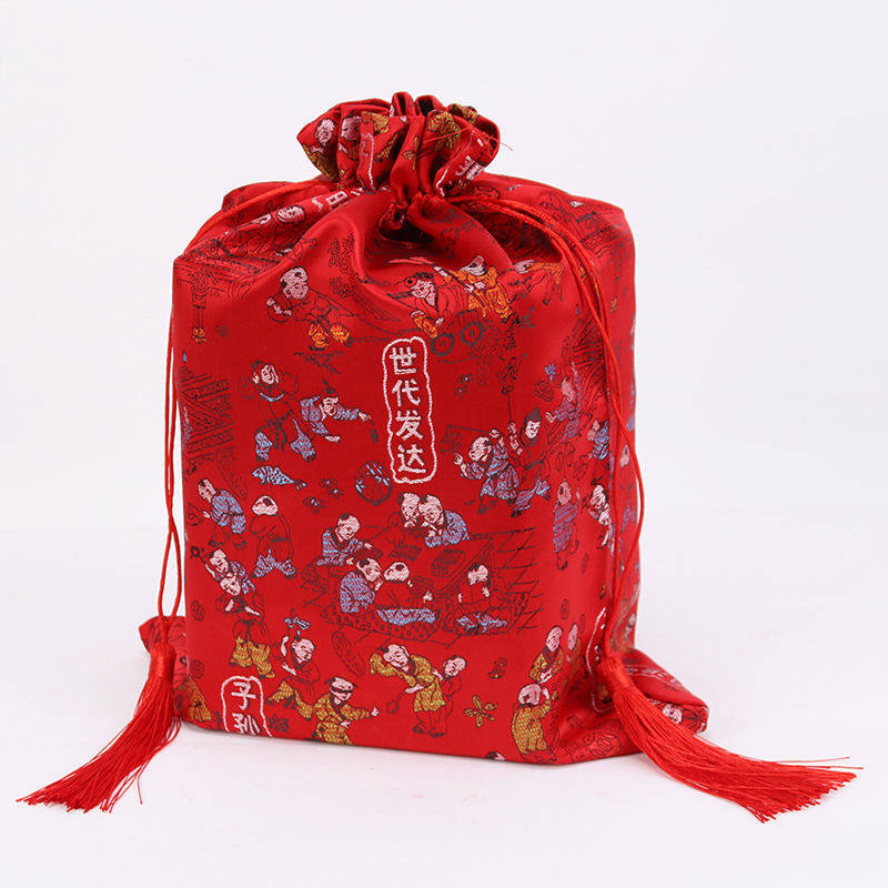 子孙桶袋子孙万代袋装红枣花生桂圆莲子新娘拿手子孙桶