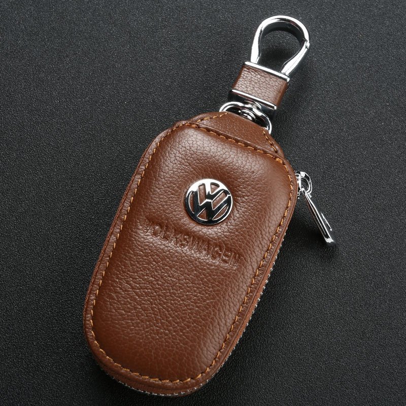 大众进口汽车钥匙包真皮辉昂车用遥控器钥匙扣改装车用钥匙包