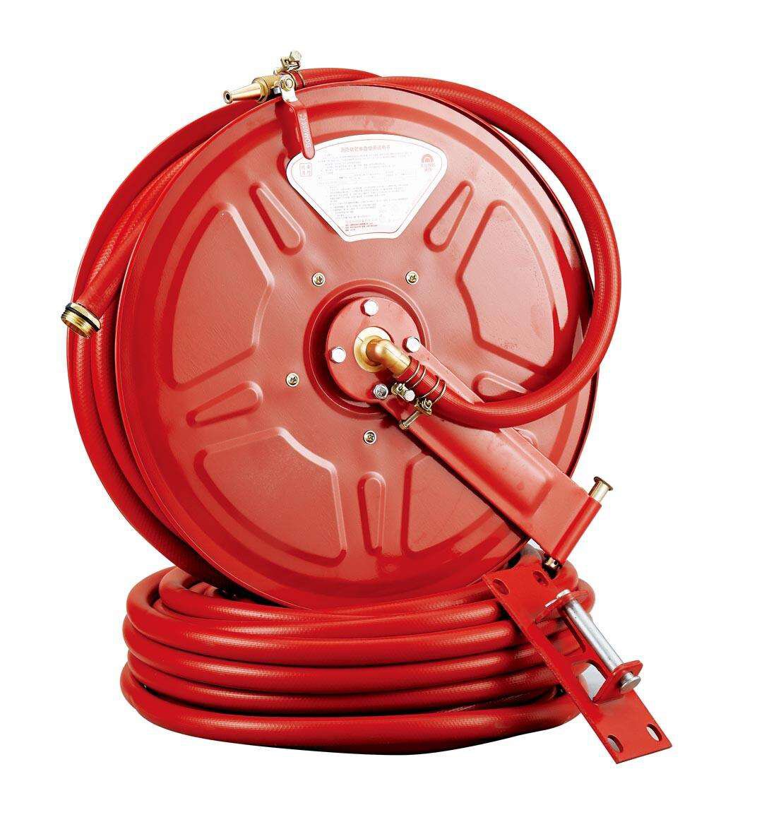 消防水管软管自救卷盘软盘水龙转盘20米25米包装胶垫