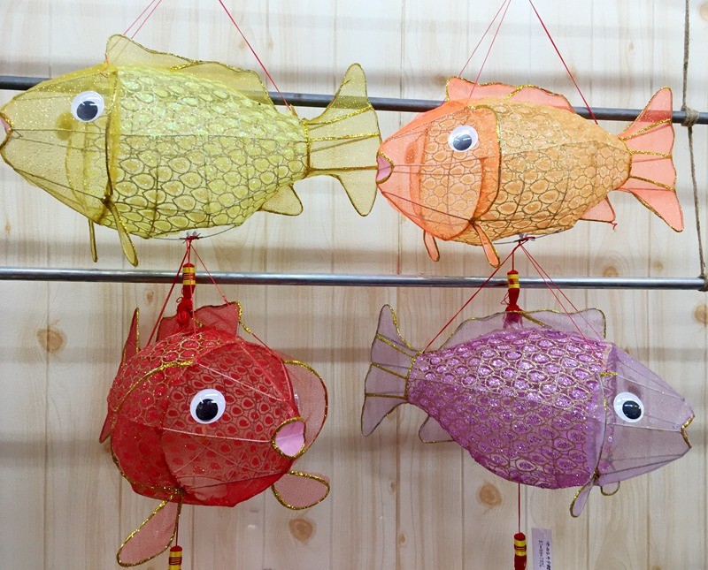 中秋节传统工艺灯笼装饰手工鲤鱼吉祥大号花灯灯笼