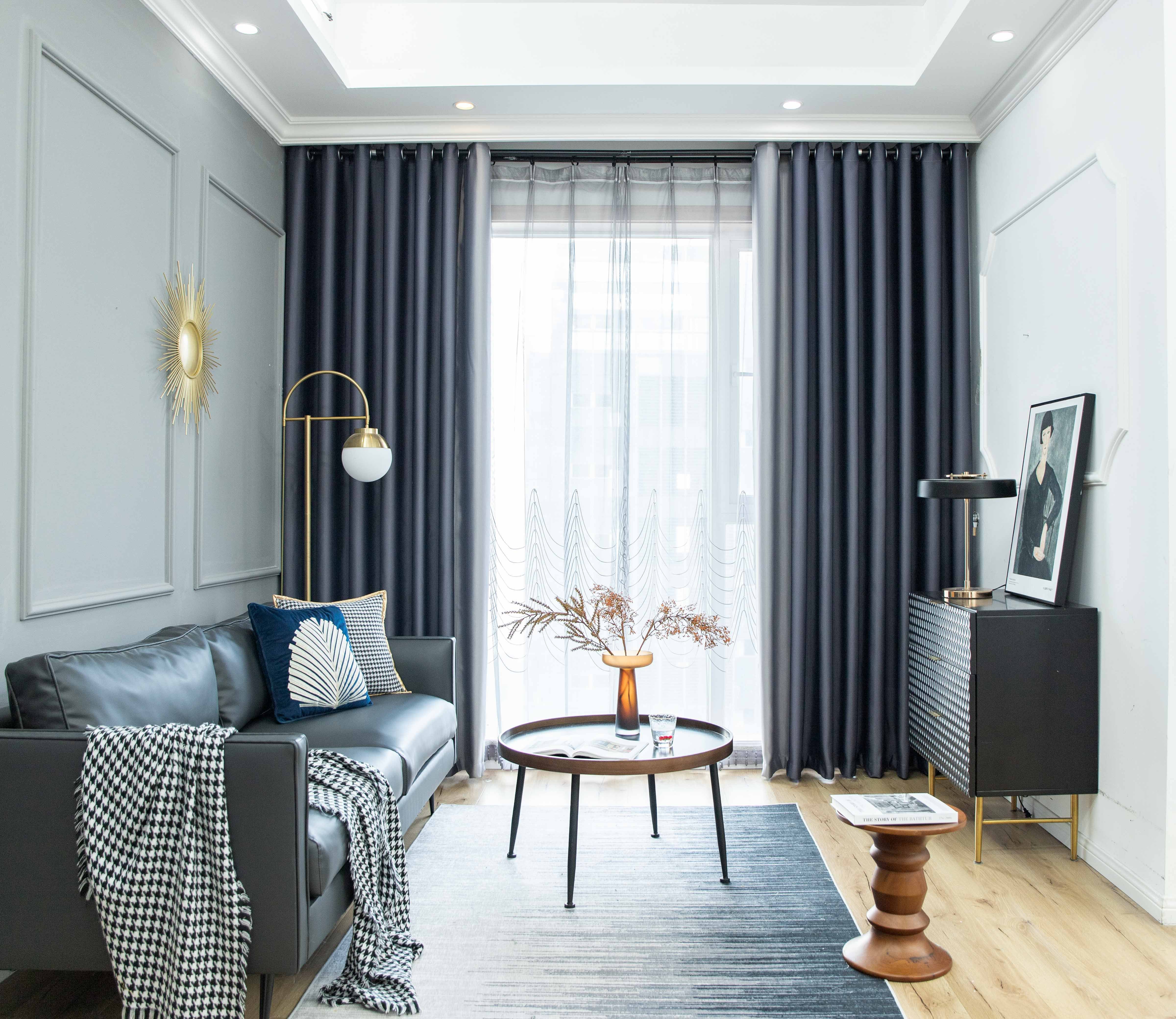 很仙网红简约珍珠窗纱纱帘透光白纱阳台客厅定制窗帘