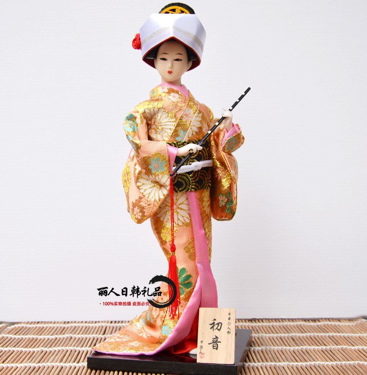 日本日本人人偶艺妓和服仕女娃娃日姬装饰品美女绢人