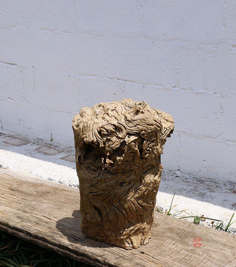 户外花园装饰枯木摆件落地桌面摆件木艺收藏壶垫银壶置物架-优魅网