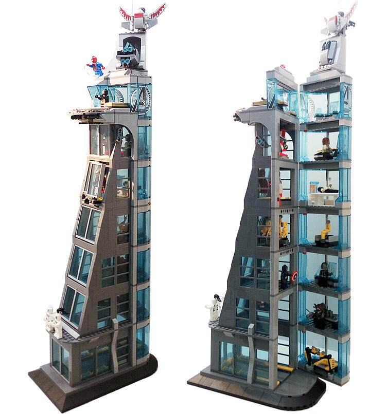 乐高积木成年高难度大型建筑房子模型复仇者联盟建构