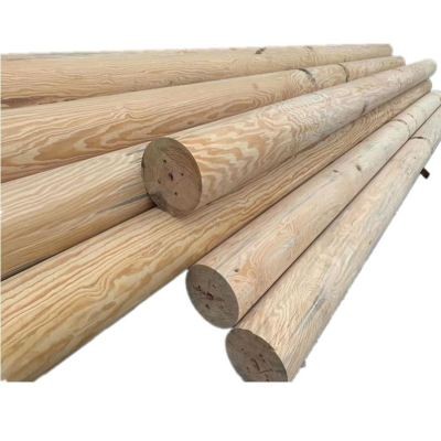 庭院圆木柱子户外实木碳化立柱圆柱葡萄原木防腐木