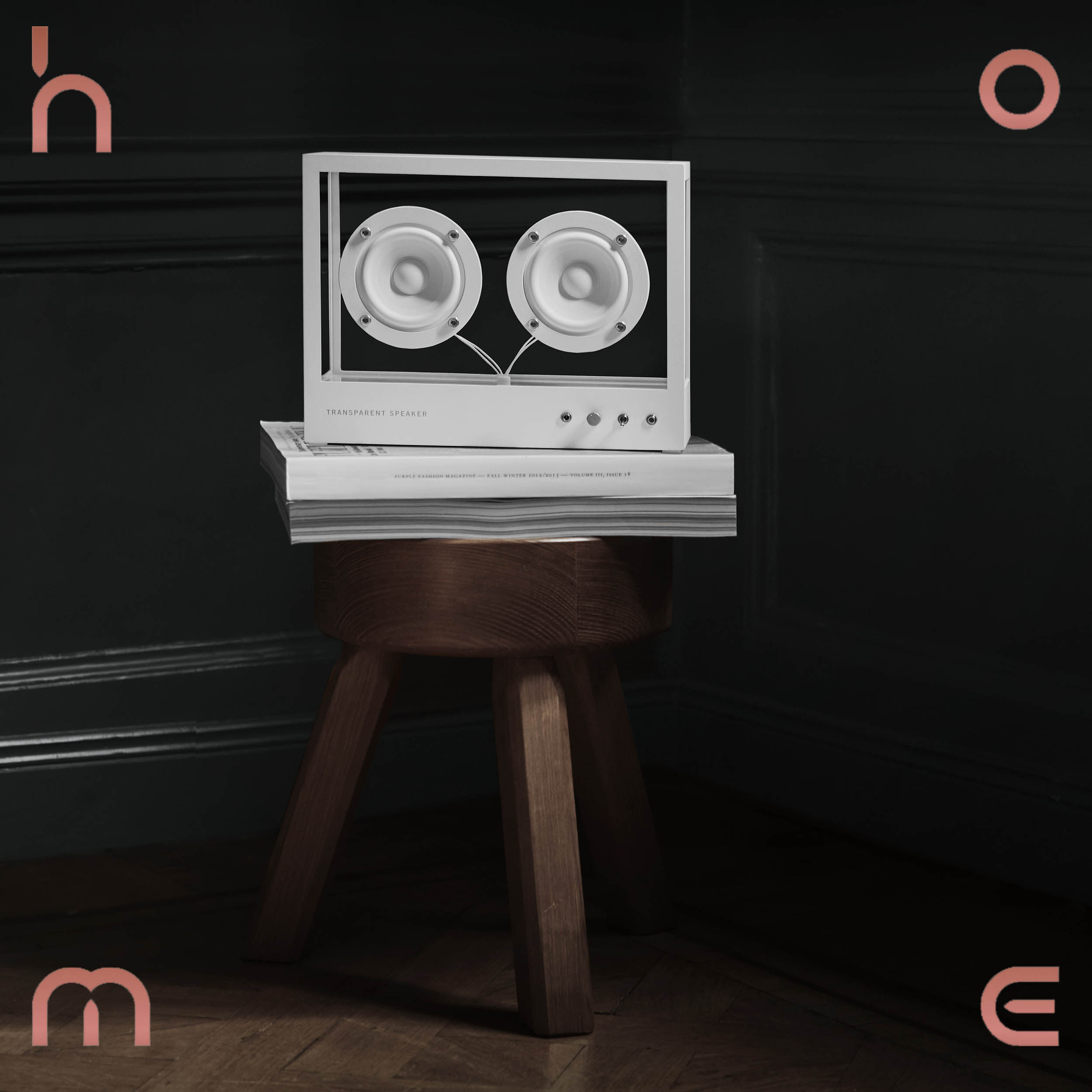 现货瑞典transparentspeaker北欧透明音箱音响蓝牙低音无线