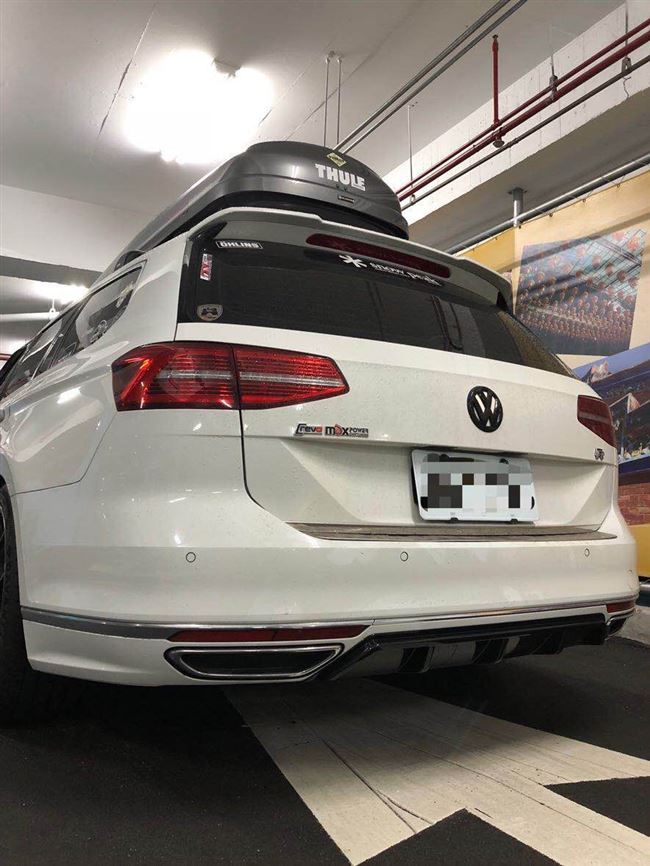 尾翼蔚揽大众改装abt碳纤维运动尾翼