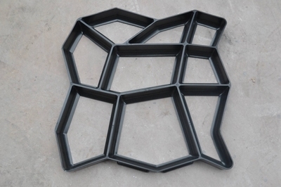 水泥路面压花模具地砖创意庭院花园小径别墅地坪铺路建筑模板