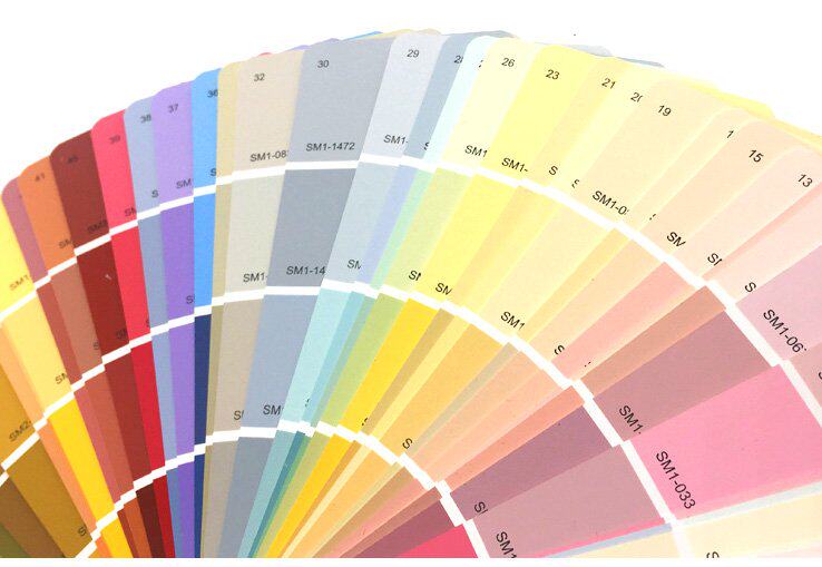 色卡包邮世名建筑涂料280色建筑调色乳胶漆色浆通用色卡