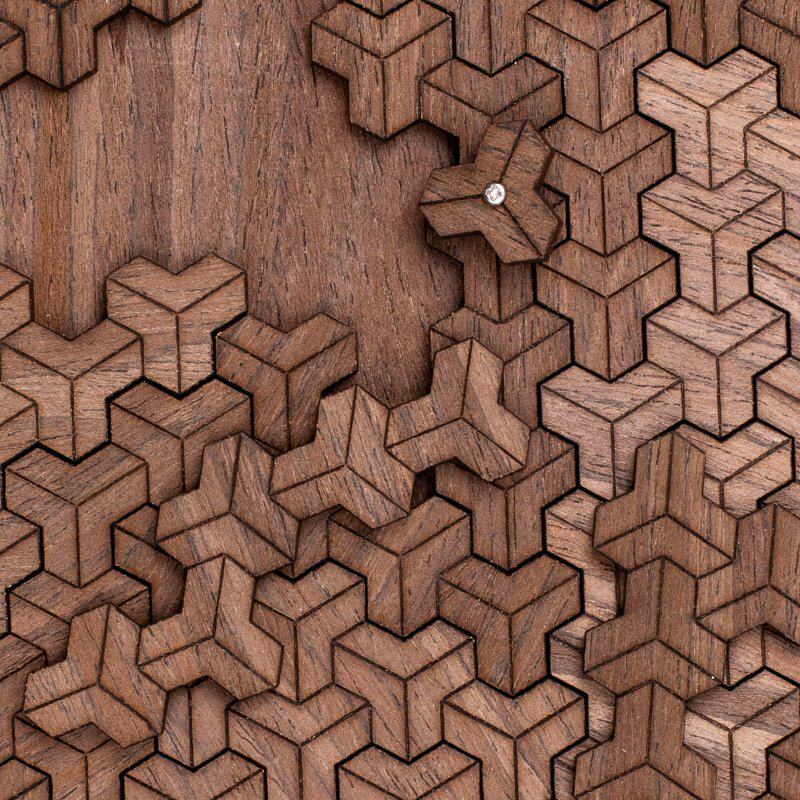 拼图gm秘密基地埃舍尔立方eschercubes木质难过五蛇拼图