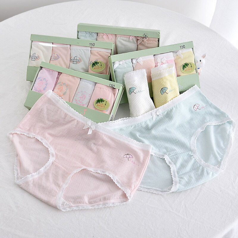12岁女童三角冰雪朵朵少女内裤女孩150170底裤女三角裤