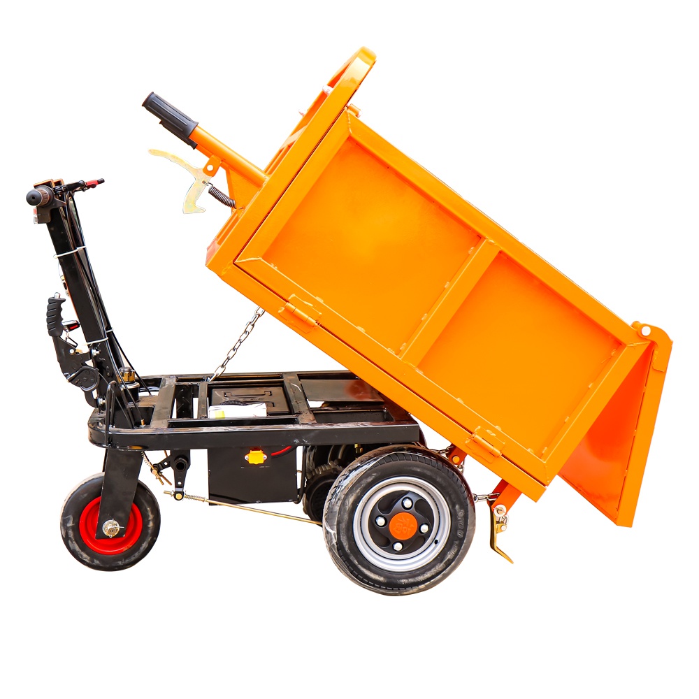 电动工地三轮车工程自卸手推车斗车养殖拉粪农用工具车