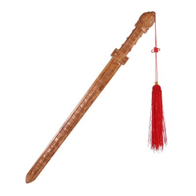 五雷桃木轩辕剑道教景震剑号令雌雄斩煞道士木雕木雕