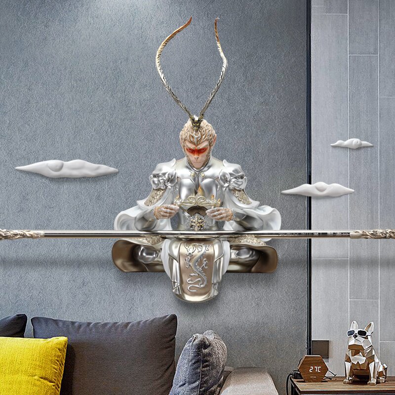 齐天大圣孙悟空3d浮雕壁挂客厅墙面装饰壁饰玄关壁饰