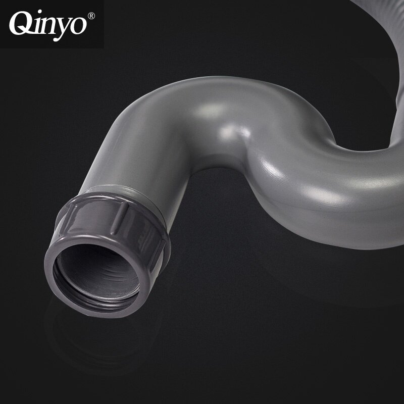 新品大弯l软管防臭防堵洗手盆台上盆洗脸盆柱盆面盆下排