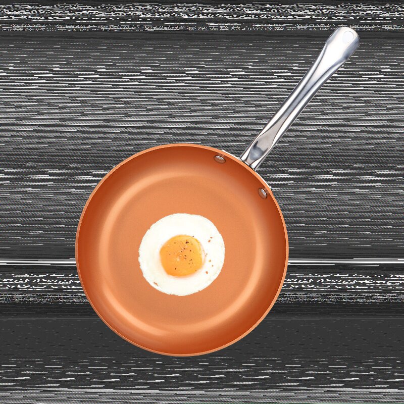 大厨copperchef迷你煎蛋平底不粘煎锅电磁炉燃气灶通用煎锅
