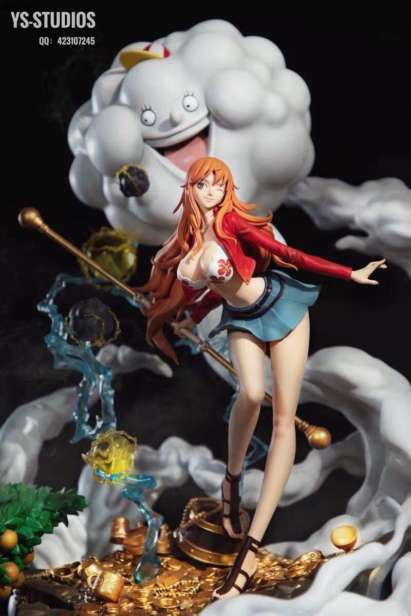 十月动漫海贼海贼王王小贼猫娜美草帽限量gk海贼王手办专区